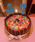 Torta Smarties alla crema