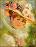 Young Lady with hat by  Frederic John Lloyd Strevens